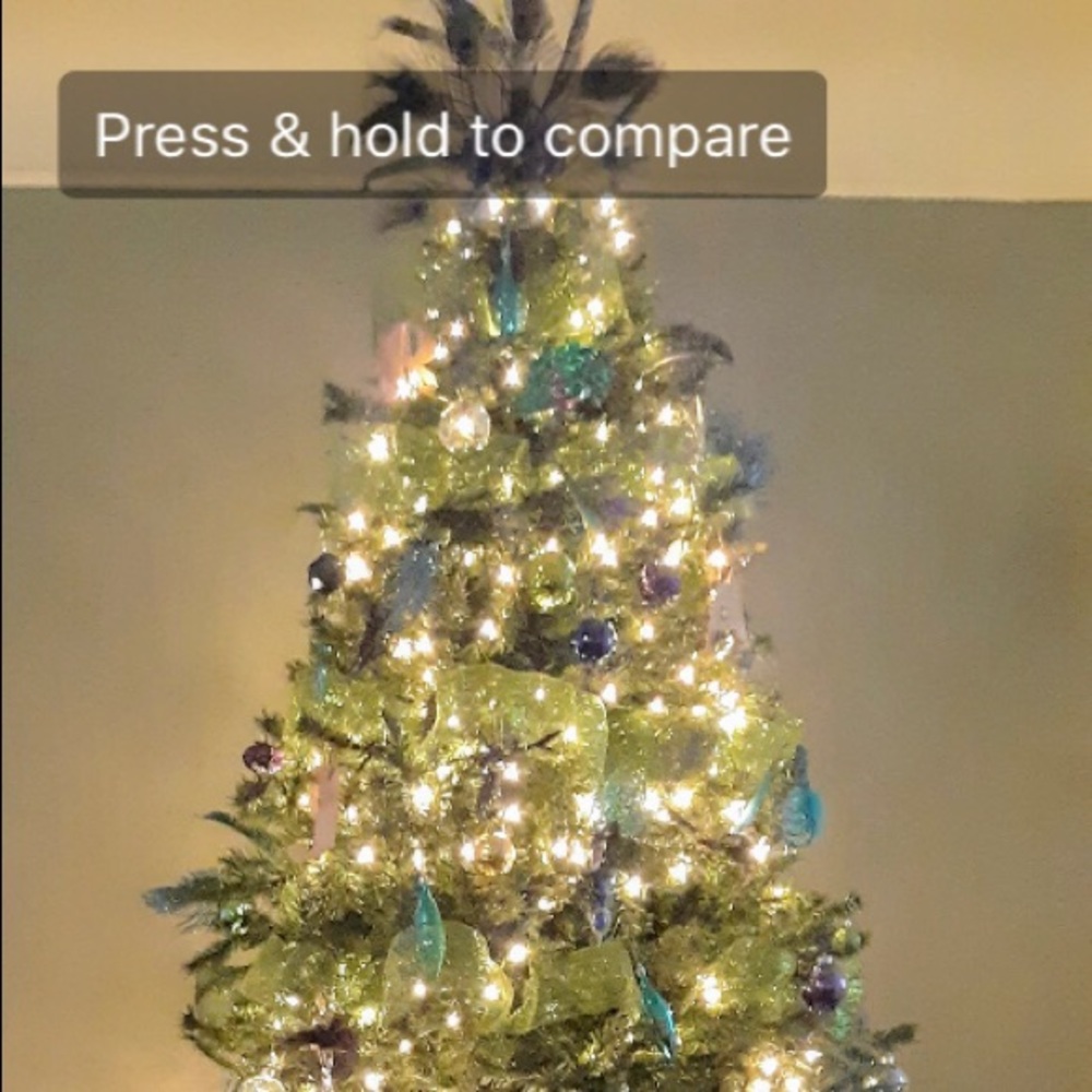Peacock Christmas Decor
